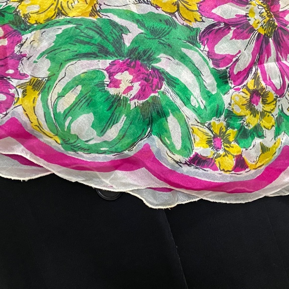 Vintage Floral Circular Scarf - Picture 2 of 6